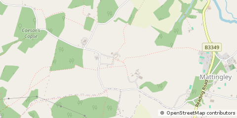 Map of Hook, Hampshire