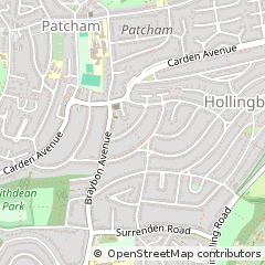 Map of Brighton, East Sussex