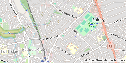 Map of Solihul, West Midlands