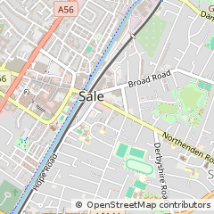 Map of Sale, Cheshire