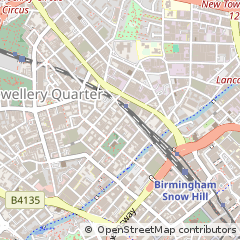Map of Birmingham, West Midlands