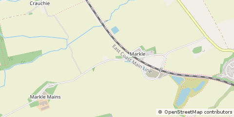 Map of East Linton