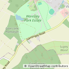 Map of Sandy, Beds