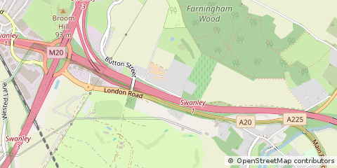 Map of Dartford, Kent