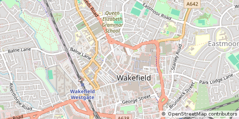Map of West Yorkshire
