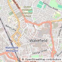 Map of West Yorkshire