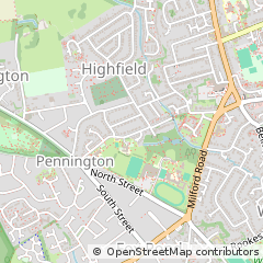 Map of Lymington, Hampshire