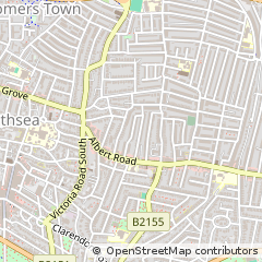 Map of Southsea, Hampshire