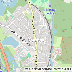 Map of Camberley