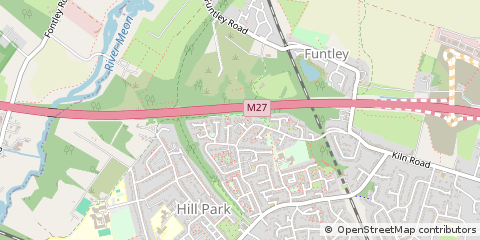 Map of Fareham, Hampshire