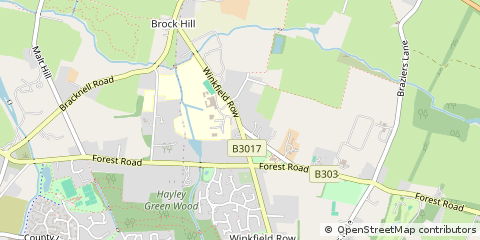 Map of Bracknell, London