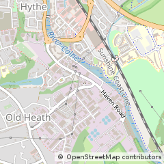 Map of Colchester