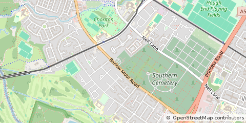 Map of Manchester
