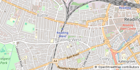Map of Reading