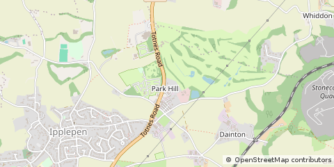 Map of South Devon, Devon