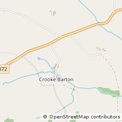 Map of North Tawton, Devon