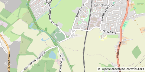 Map of Cheslyn HAY, Walsall