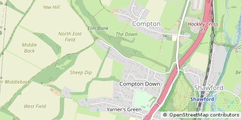 Map of Winchester