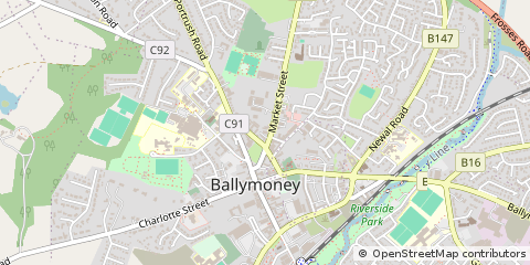 Map of Ballymoney