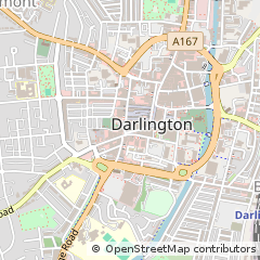 Map of Darlington, Co. Durham