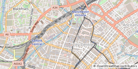 Map of Manchester
