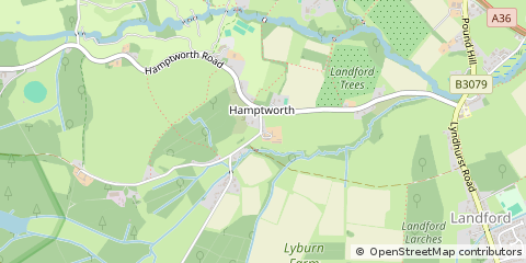 Map of Salisbury