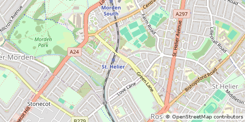 Map of Morden
