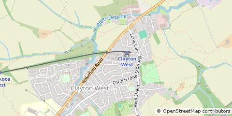 Map of Huddersfield
