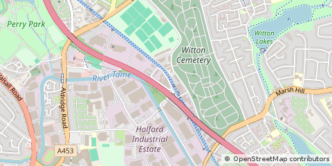 Map of Witton, Birmingham