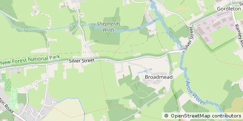Map of Lymington, Hampshire