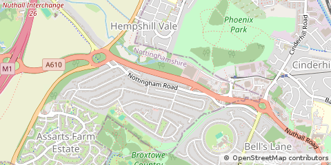 Map of Nottingham