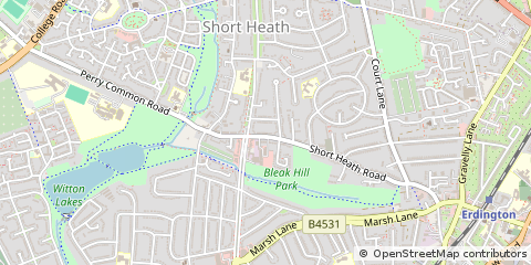 Map of Birmingham