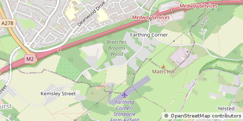 Map of Hartlip, Kent