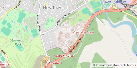 Map of Luton, Bedfordshire