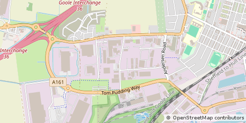 Map of Goole, East Yorkshire