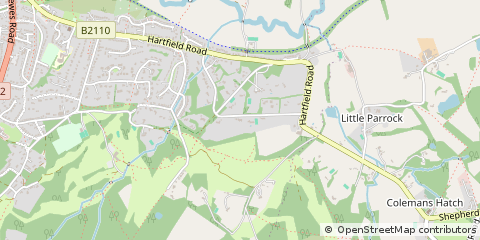 Map of East Sussex