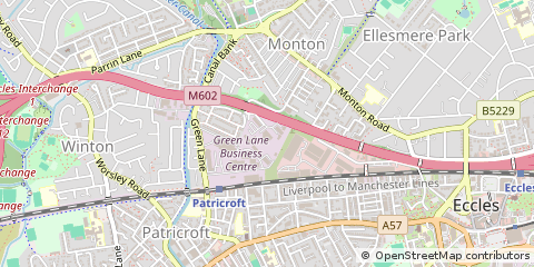 Map of Manchester