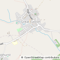 Map of Market Harborough, Leicestershire