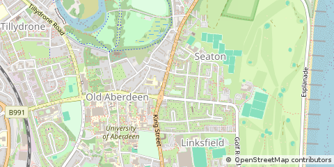Map of Aberdeenshire