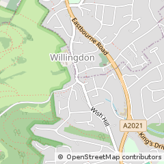 Map of Eastbourne, East Sussex