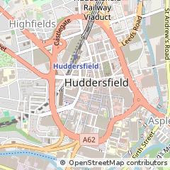 Map of Huddersfield