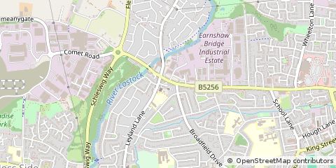 Map of Leyland