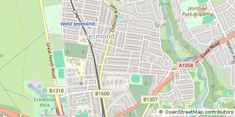 Map of Newcastle Upon Tyne