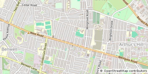 Map of Tyne & Wear