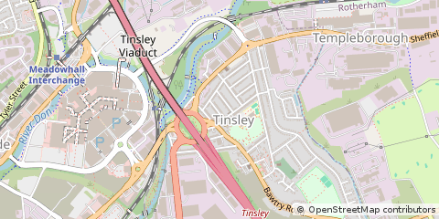 Map of Sheffield