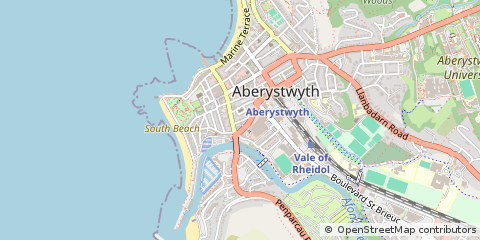 Map of Aberystwyth