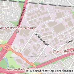 Map of Preston, Lancashire