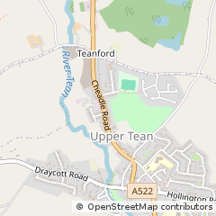 Map of Staffordshire