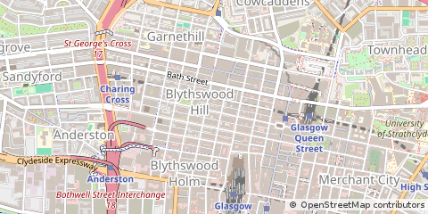 Map of Glasgow