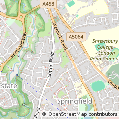 Map of Shrewsbury